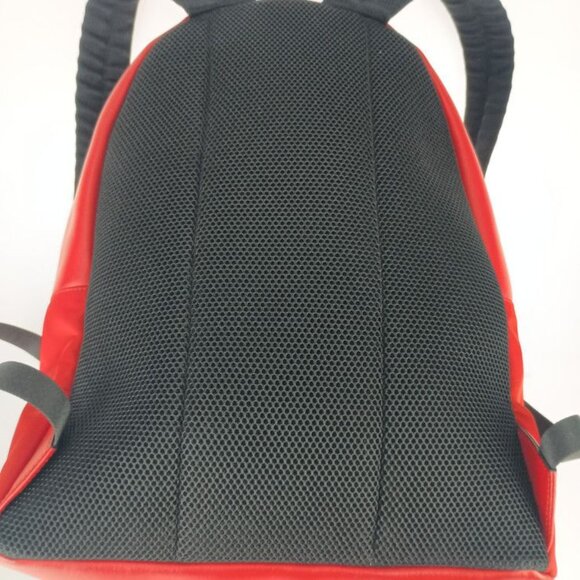 Fendi Backpack Monster Series Face Backpack 7 Vz012 Red Black Nylon